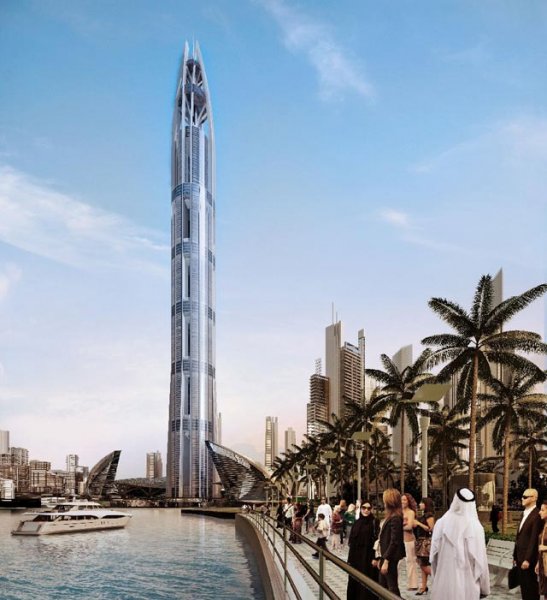 Nakheel Tower - supermrakodrap vysoký 1400 metrov , dokončia v roku 2020 